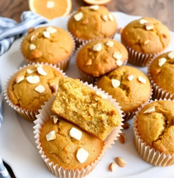 Almond Orange Muffins | Egg-Less